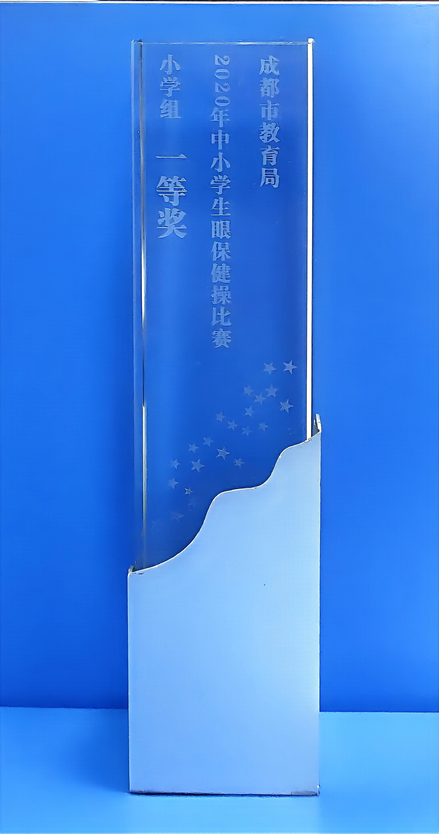 2020年中小学生眼保间操比赛小学组：一等奖  奖杯