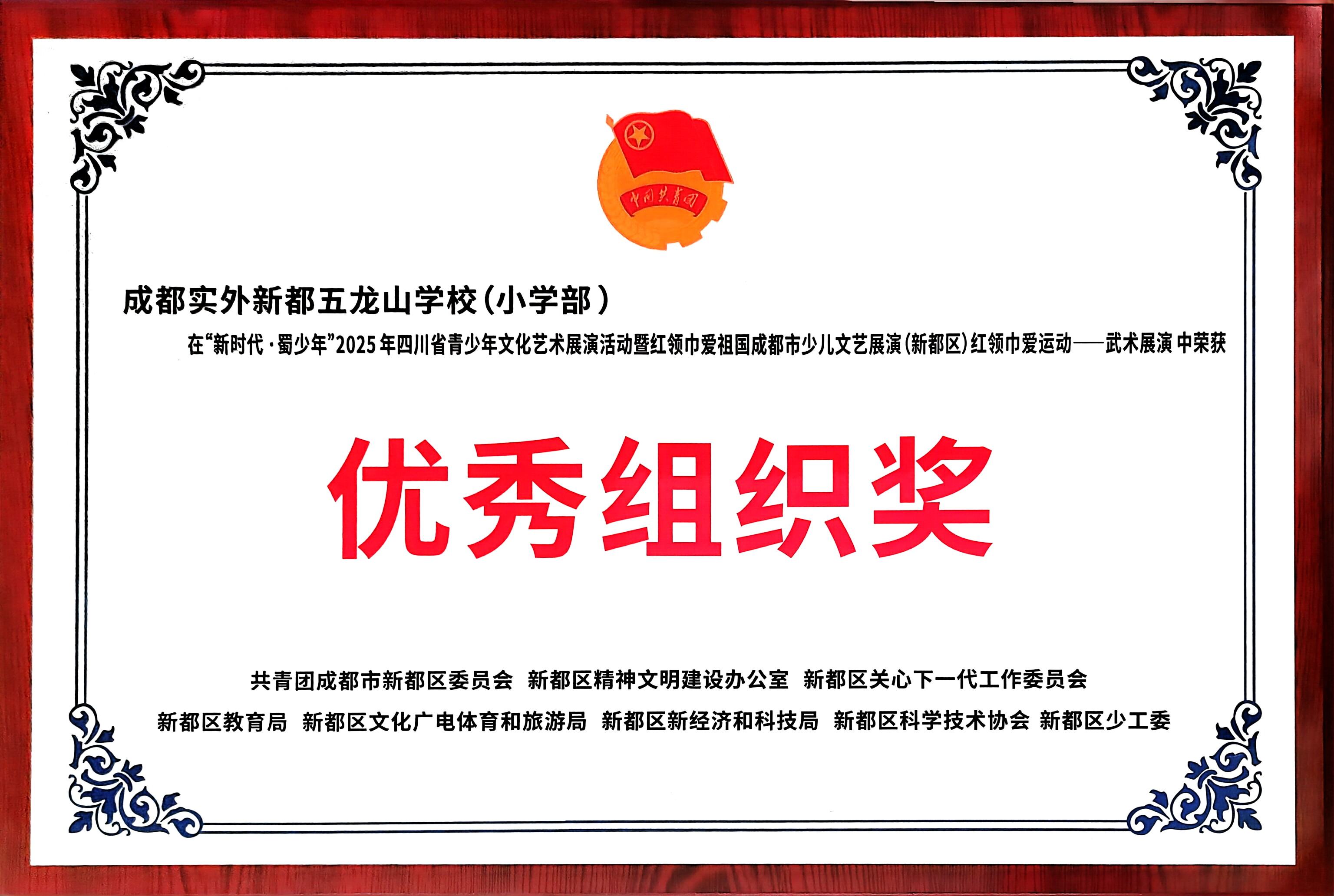 2025年11月四川省青少年文化艺术展演活动暨红领巾爱祖国成都市少儿文艺展演中荣获：优秀组织奖.jpg